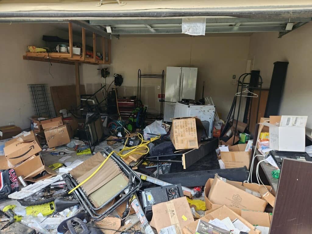 Before - Garage Cleanout Before